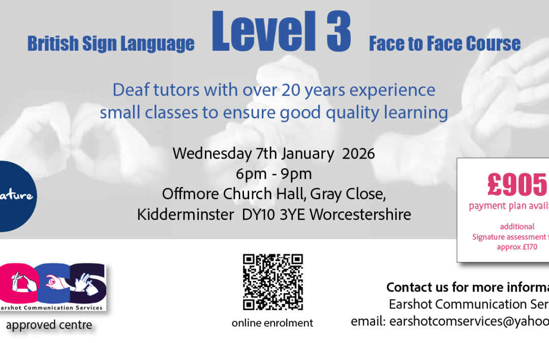 BSL LEVEL THREE COURSE 07.01.2026