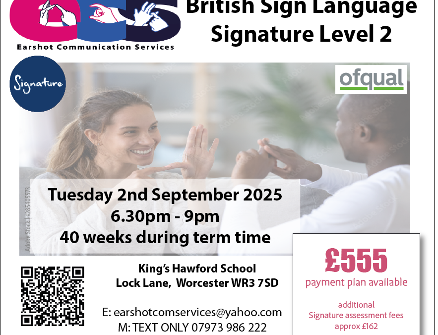 BSL LEVEL TWO COURSE 02.11.2025